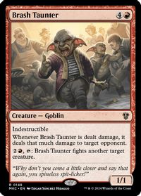 Brash Taunter — Commander: Murders at Karlov Manor