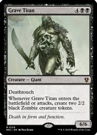 Grave Titan — Commander: Murders at Karlov Manor