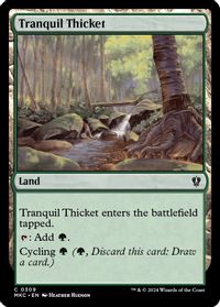 Tranquil Thicket — Commander: Murders at Karlov Manor