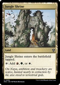 Jungle Shrine — Commander: Murders at Karlov Manor