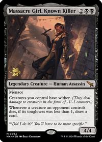 Massacre Girl, Known Killer — Prerelease Cards