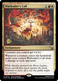 Warleader's Call — Prerelease Cards