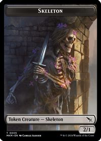 Skeleton Token — Murders at Karlov Manor