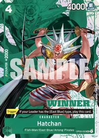 Hatchan (Winner Pack Vol. 6) — One Piece Promotion Cards