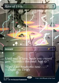 Rain of Filth (Rainbow Foil) — Secret Lair Drop Series
