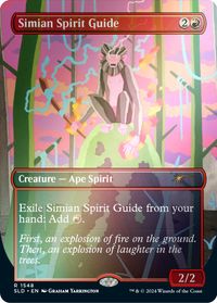 Simian Spirit Guide (Rainbow Foil) — Secret Lair Drop Series