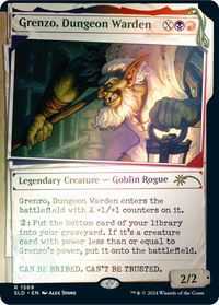 Grenzo, Dungeon Warden (Rainbow Foil) — Secret Lair Drop Series