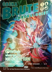 Obeka, Brute Chronologist (Rainbow Foil) — Secret Lair Drop Series