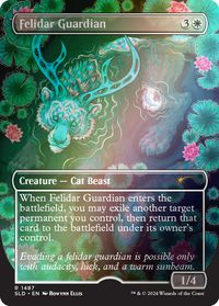 Felidar Guardian (Rainbow Foil) — Secret Lair Drop Series
