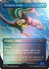 Peregrine Drake (Rainbow Foil) — Secret Lair Drop Series