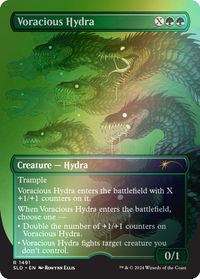 Voracious Hydra (Rainbow Foil) — Secret Lair Drop Series