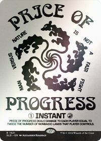 Price of Progress (Rainbow Foil) — Secret Lair Drop Series