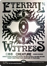Eternal Witness (1522) (Rainbow Foil) — Secret Lair Drop Series