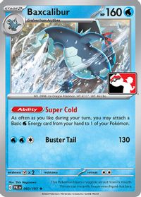 Baxcalibur — Prize Pack Series Cards