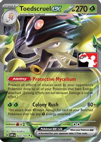 Toedscruel ex — Prize Pack Series Cards