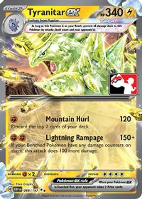 Tyranitar ex — Prize Pack Series Cards
