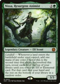 Nissa, Resurgent Animist — Promo Pack: Murders at Karlov Manor