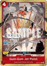 Gum-Gum Jet Pistol (Offline Regional 2024) [Participant] — One Piece Promotion Cards