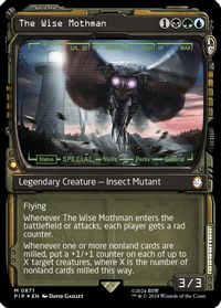 The Wise Mothman (Showcase) (Surge Foil) — Universes Beyond: Fallout