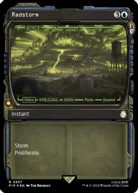 Radstorm (Showcase) (Surge Foil) — Universes Beyond: Fallout