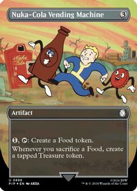 Nuka-Cola Vending Machine (Borderless) (Surge Foil) — Universes Beyond: Fallout
