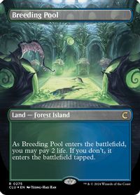 Breeding Pool (Borderless) — Ravnica: Clue Edition