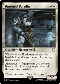 Puresteel Paladin — Universes Beyond: Fallout