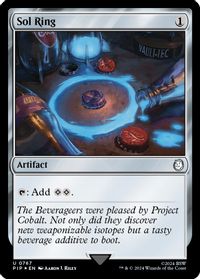 Sol Ring (Surge Foil) — Universes Beyond: Fallout