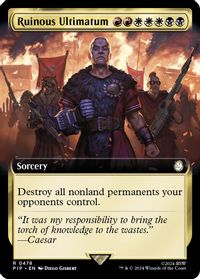 Ruinous Ultimatum (Extended Art) — Universes Beyond: Fallout