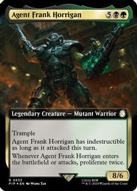 Agent Frank Horrigan (Extended Art) (Surge Foil) — Universes Beyond: Fallout