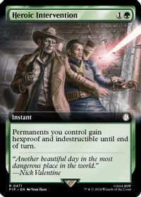 Heroic Intervention (Extended Art) — Universes Beyond: Fallout