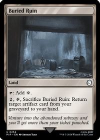 Buried Ruin — Universes Beyond: Fallout
