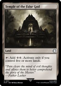 Temple of the False God — Universes Beyond: Fallout