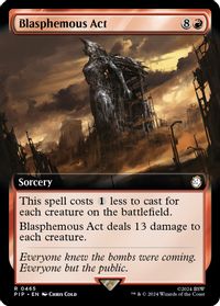 Blasphemous Act (Extended Art) — Universes Beyond: Fallout