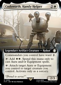 Codsworth, Handy Helper (Extended Art) — Universes Beyond: Fallout