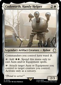 Codsworth, Handy Helper (Surge Foil) — Universes Beyond: Fallout