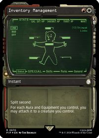 Inventory Management (Showcase) (Surge Foil) — Universes Beyond: Fallout
