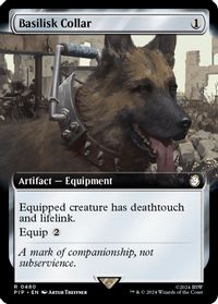 Basilisk Collar (Extended Art) — Universes Beyond: Fallout