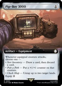 Pip-Boy 3000 (Extended Art) (Surge Foil) — Universes Beyond: Fallout