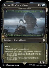 Prime Mirelurk Queen - Hullbreaker Horror (Showcase) (Surge Foil) — Universes Beyond: Fallout