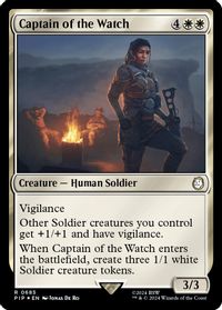 Captain of the Watch (Surge Foil) — Universes Beyond: Fallout