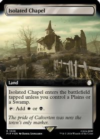 Isolated Chapel (Extended Art) (Surge Foil) — Universes Beyond: Fallout