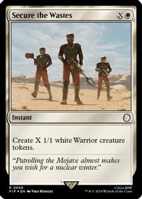 Secure the Wastes (Surge Foil) — Universes Beyond: Fallout