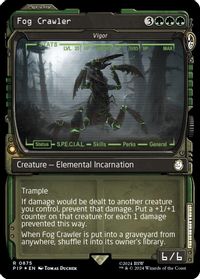 Fog Crawler - Vigor (Showcase) (Surge Foil) — Universes Beyond: Fallout