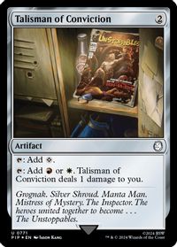 Talisman of Conviction (Surge Foil) — Universes Beyond: Fallout