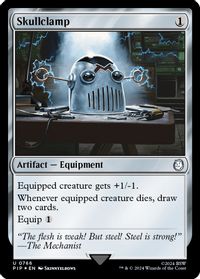 Skullclamp (Surge Foil) — Universes Beyond: Fallout