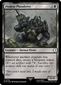 Pitiless Plunderer (Surge Foil) — Universes Beyond: Fallout
