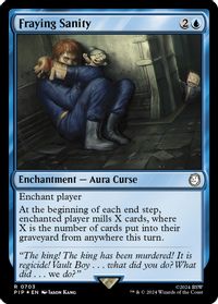 Fraying Sanity (Surge Foil) — Universes Beyond: Fallout