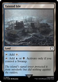 Tainted Isle (Surge Foil) — Universes Beyond: Fallout