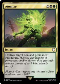 Atomize (Surge Foil) — Universes Beyond: Fallout